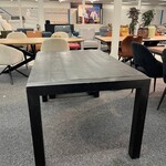 Eetkamertafel mango Willemstad 90cm, zwart